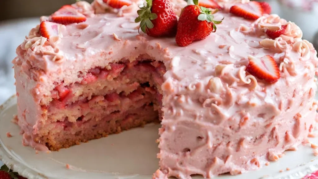Mamaw's Strawberry Cake Recipe