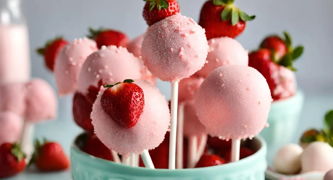 Strawberry Cake Pop Recipe