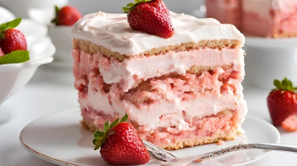 Strawberry Float Cake Recipe