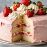 Strawberry Vanilla Cake Recipe