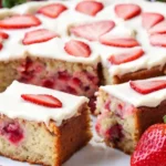 Eggless Strawberry Banana Cake Recipe