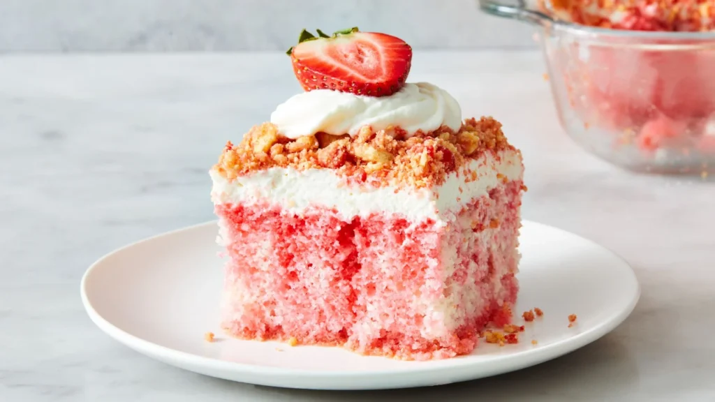 Strawberry Crunch Cake Recipe