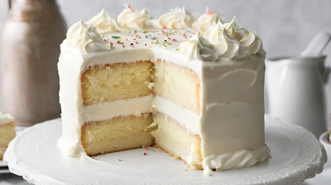 Vanilla Cake Recipe with Sour Cream