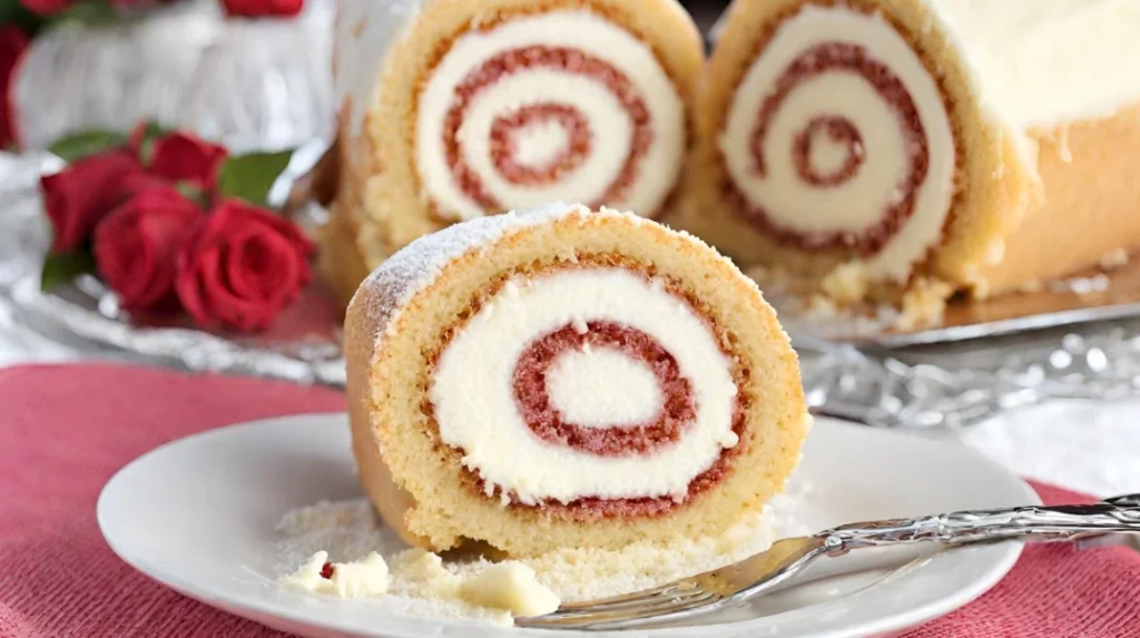 Vanilla Swiss Roll Cake Recipe