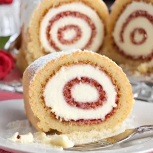 Vanilla Swiss Roll Cake Recipe