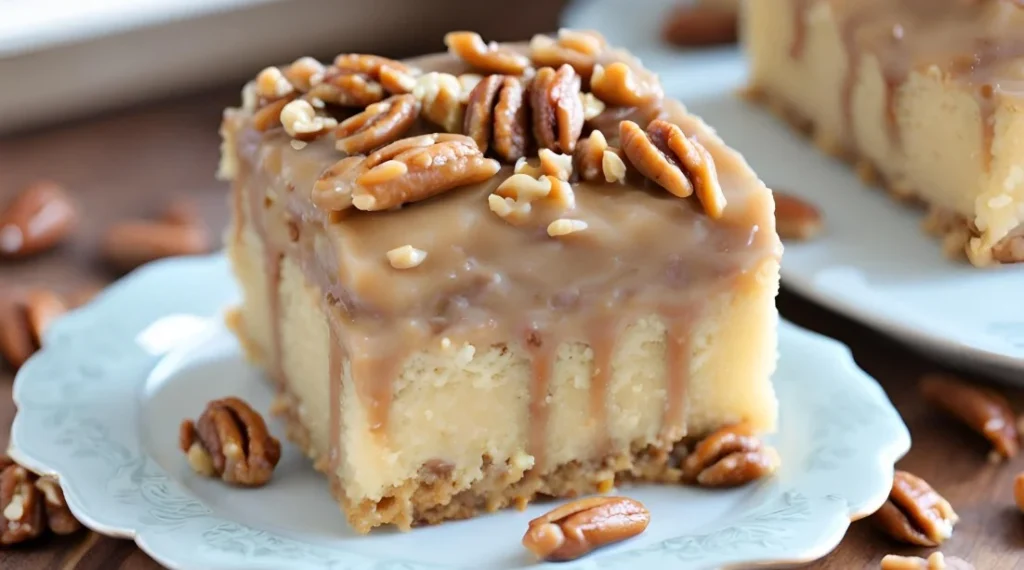 Praline Butter Pecan Sheet Cake Recipe