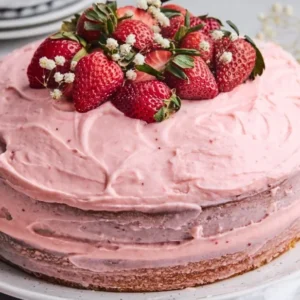 Strawberry Cake Recipes With Mix And Cream Cheese