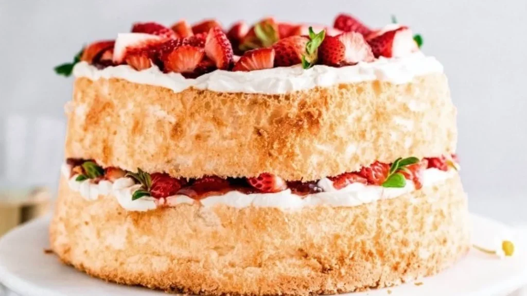 Strawberry Shortcake with Angel Food Cake