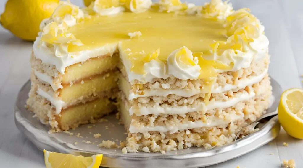 Lemon Crunch Cake Recipe