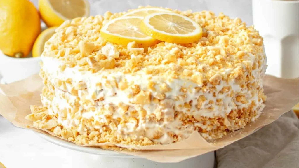 Lemon Crunch Cake Recipe