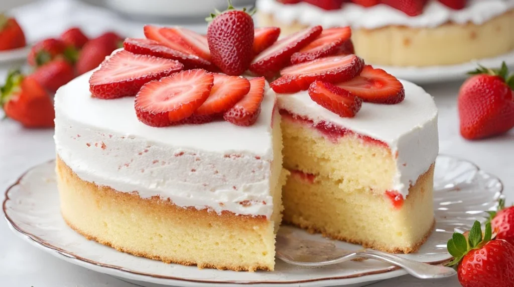 Sponge Cake Recipe Strawberry