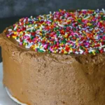 Vanilla Cake With Chocolate Frosting Recipe