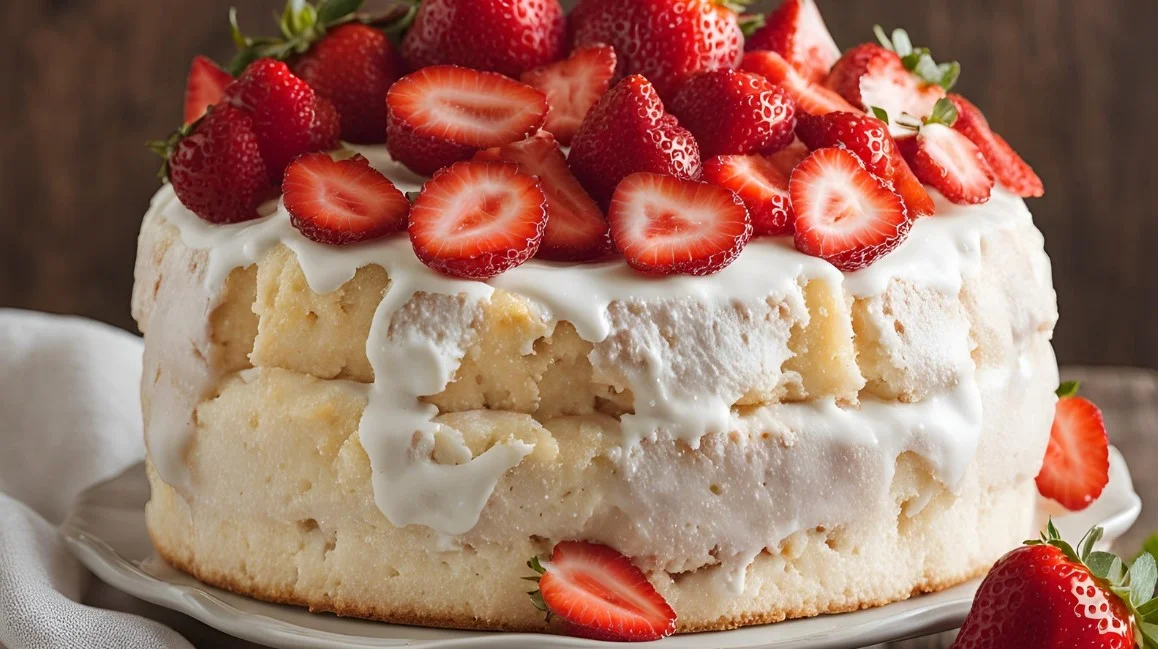 Angel Food Cake Recipe With Strawberry