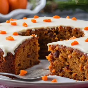 Carrot Eggless Cake Recipe