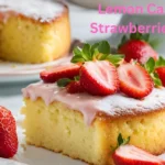 Lemon Cake With Strawberries Recipe