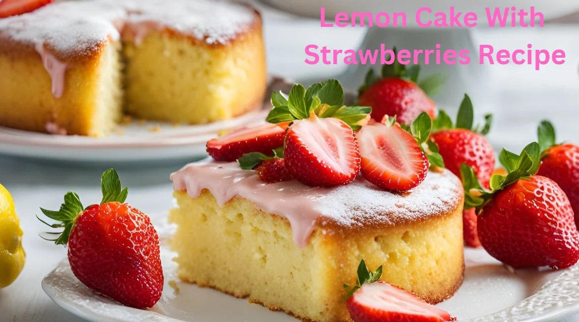 Lemon Cake With Strawberries Recipe