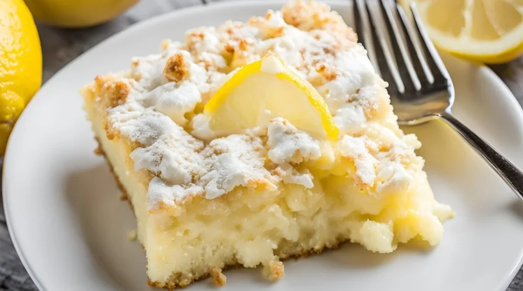 Lemon Cream Cheese Dump Cake