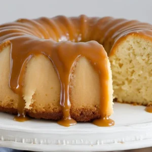 Salted Caramel Kentucky Butter Cake