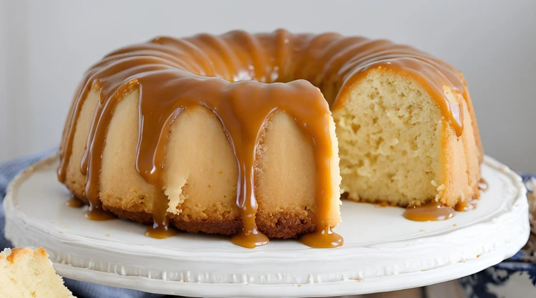 Salted Caramel Kentucky Butter Cake