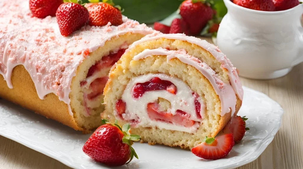 Strawberry Cake Roll Recipe