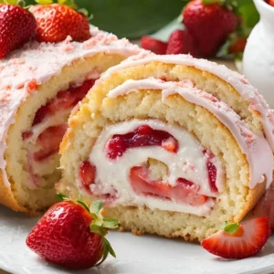 Strawberry Cake Roll Recipe