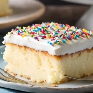 Vanilla Poke Cake Recipe