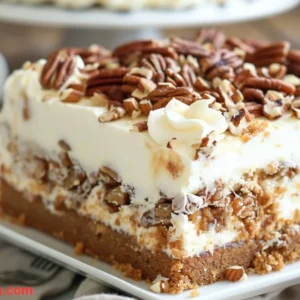 Butter Pecan Praline Poke Cake