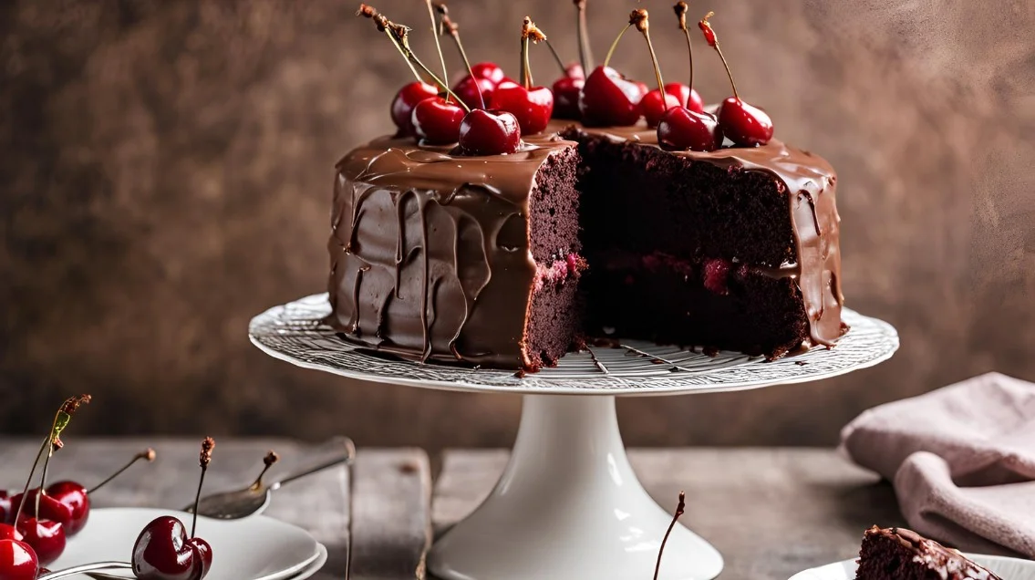 Chocolate Cherry Cake