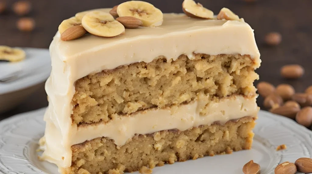 Peanut Butter Banana Cake Recipe