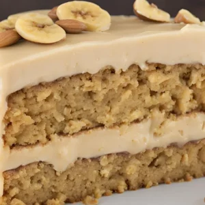 Peanut Butter Banana Cake Recipe