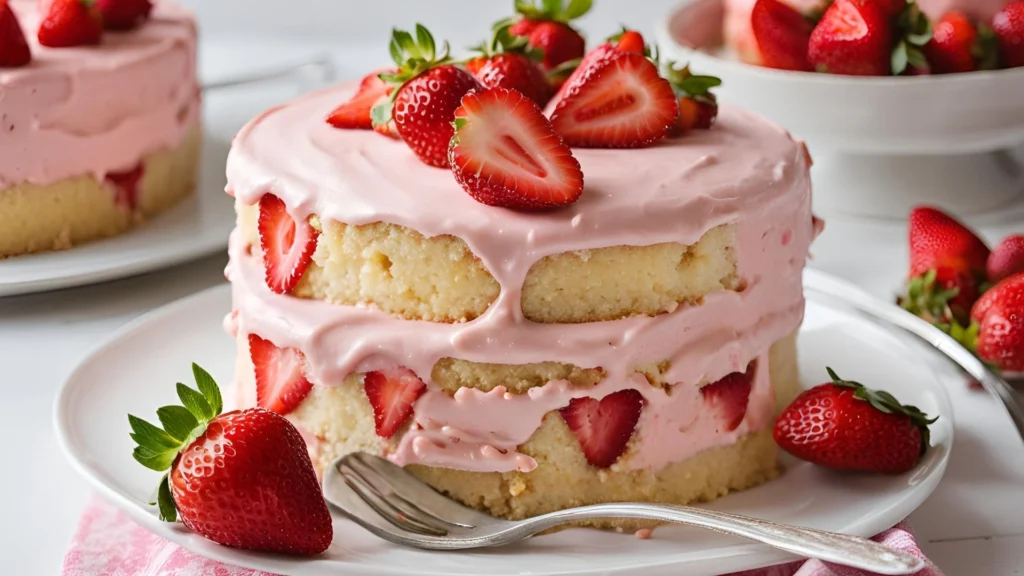 Strawberry Birthday Cake Recipe