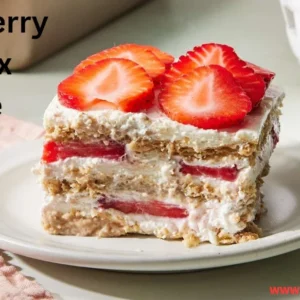 Strawberry Icebox Cake