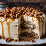 Butter Pecan Ice Cream Cake Recipe