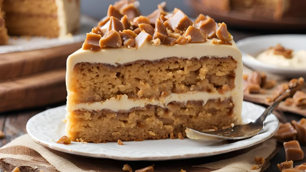 Butter Toffee Cake 