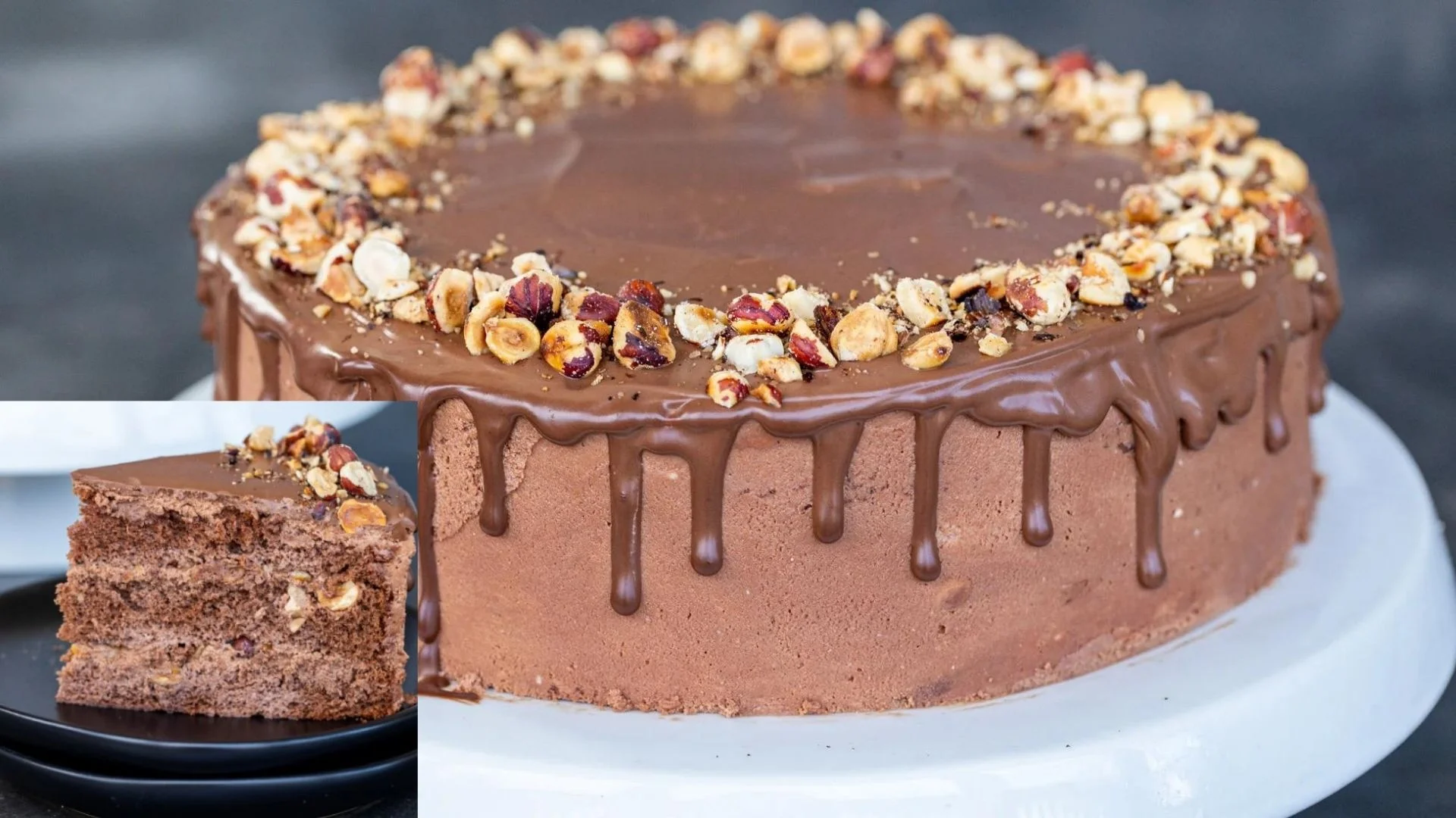 Chocolate Cake with Hazelnuts Recipe