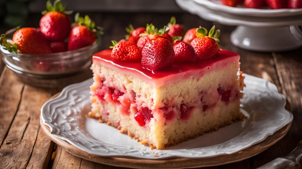 Strawberry Cake with Jello Recipe