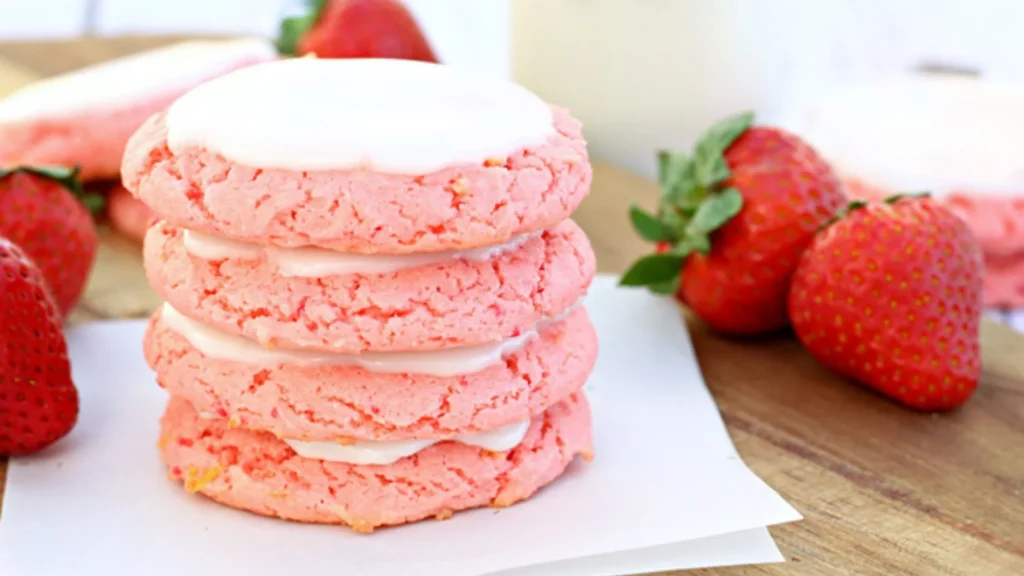 Strawberry Cookies Cake Mix