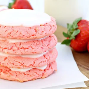 Strawberry Cookies Cake Mix