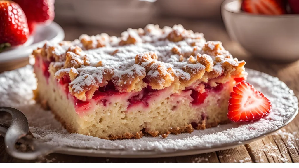 Strawberry Crumb Cake Recipe