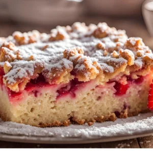 Strawberry Crumb Cake Recipe