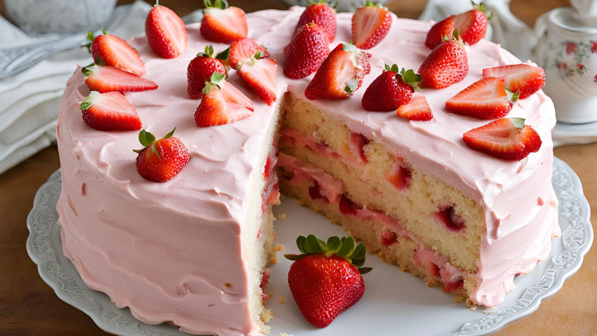 Boxed Strawberry Cake Recipe