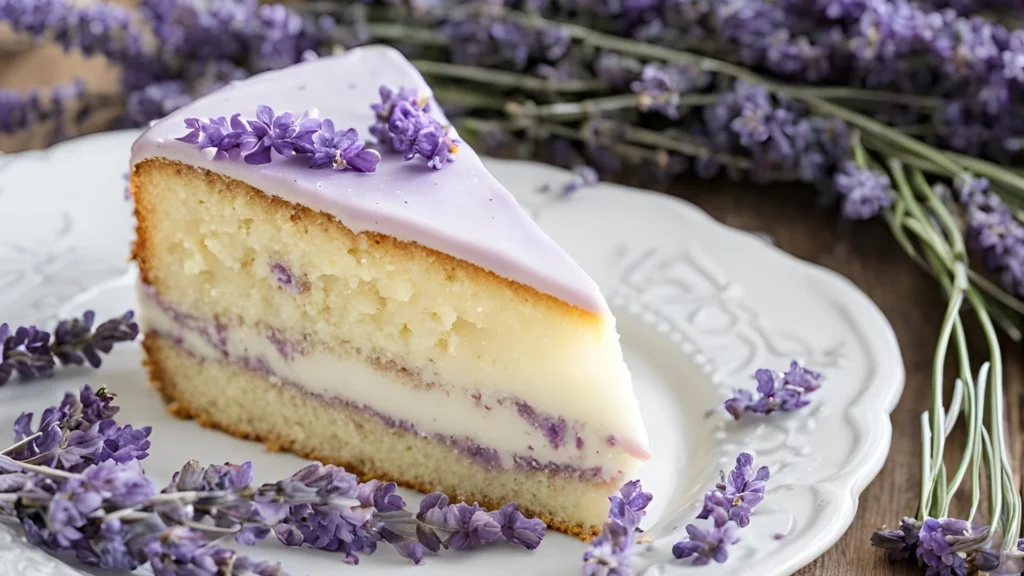 Lavender Vanilla Cake Recipe