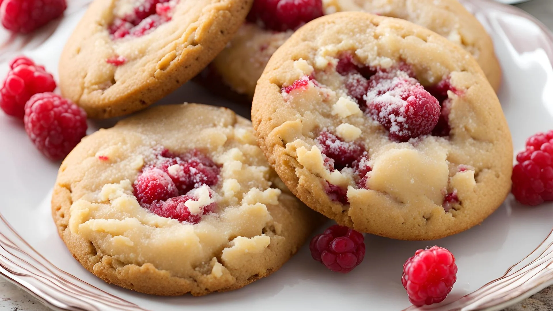 Raspberry Butter Cake Cookie Recipe