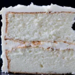 White Cake With Chocolate