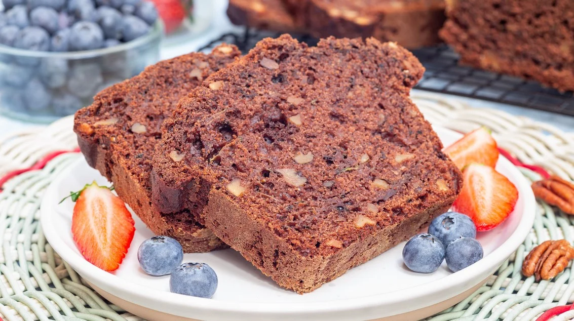 Healthy Chocolate Courgette Cake