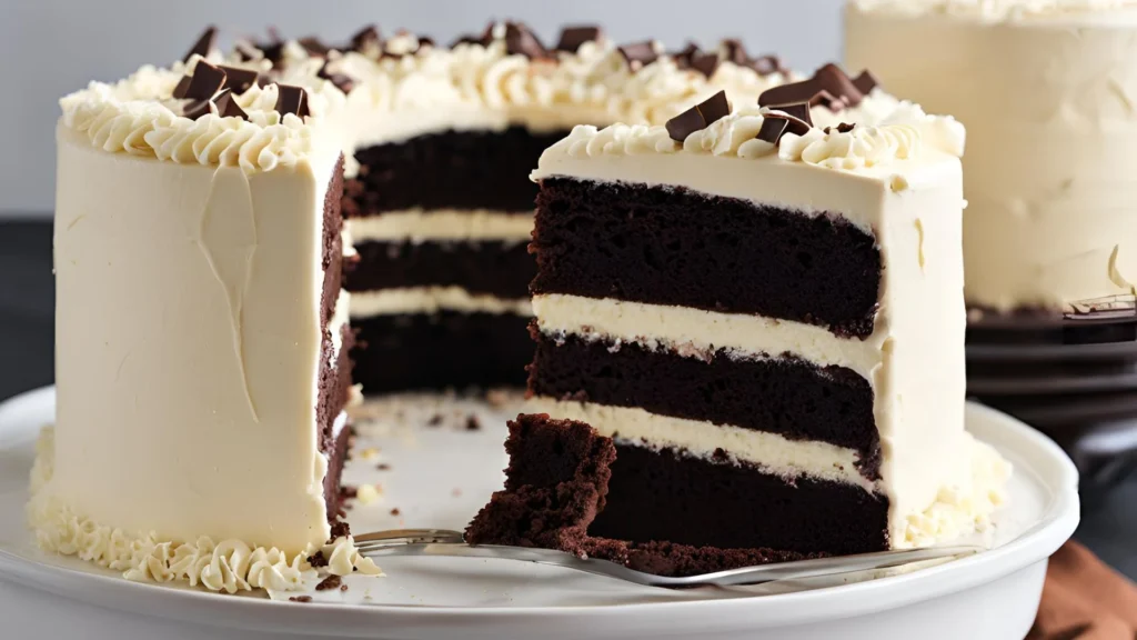 Vanilla Buttercream Chocolate Cake