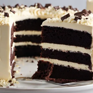 Vanilla Buttercream Chocolate Cake