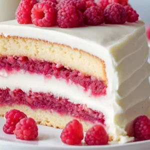 Vanilla Cake With Raspberry Filling Recipe