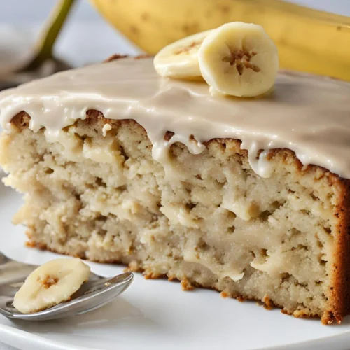 Banana Cake With Brown Butter Icing