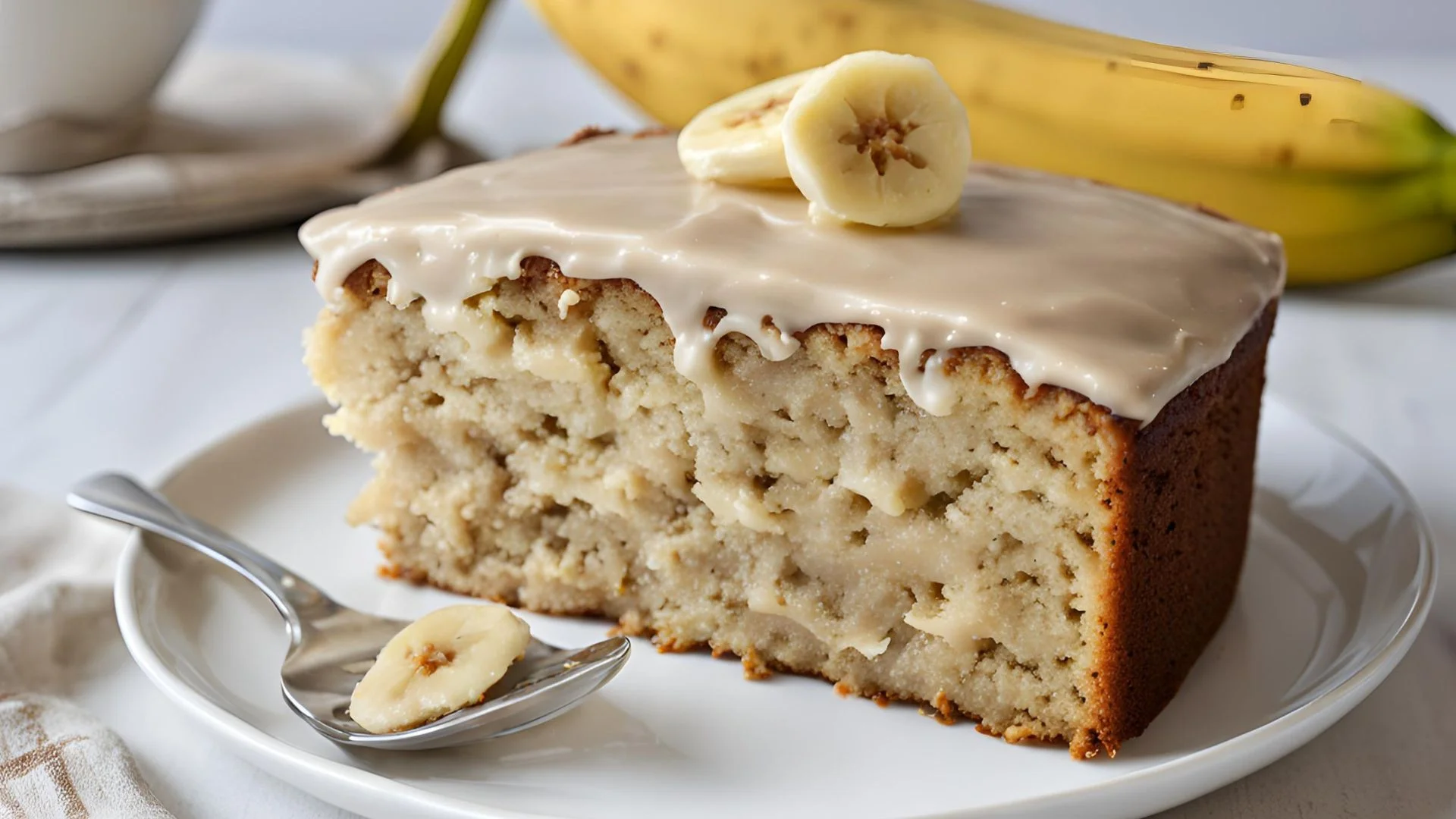 Banana Cake With Brown Butter Icing